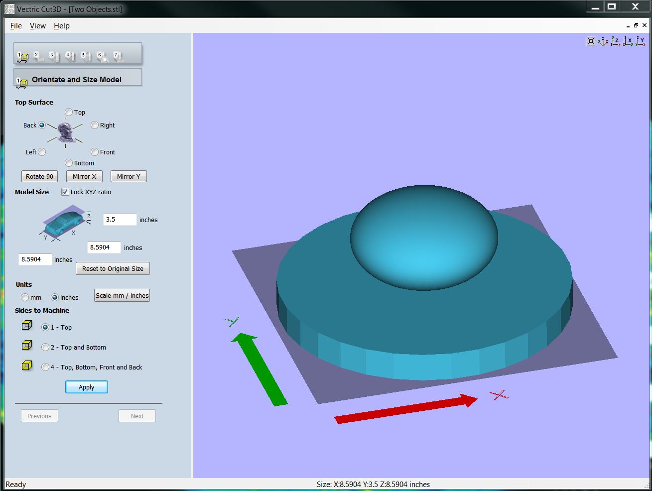 Cut3D Screencap.